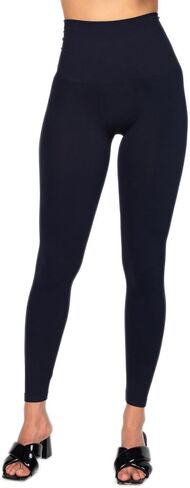 M. Rena Women's Tummy Tuck Seamless Rayon Ankle Leggings. One Size in Saudi Arabia