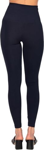 M. Rena Women's Tummy Tuck Seamless Rayon Ankle Leggings. One Size in Saudi Arabia