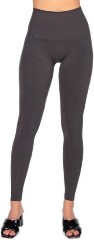 M. Rena Women's Tummy Tuck Seamless Rayon Ankle Leggings. One Size in Saudi Arabia