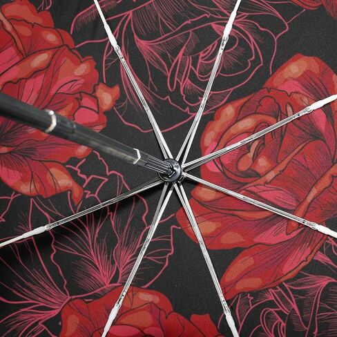 Wamika Cute Mermaid Unicorn Auto Umbrella Open Close Shining Stars Galaxy Umbrellas Windproof Travel Umbrella Lightweight Compact Parasol Umbrellas Sun & Rain in Saudi Arabia