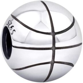 سحر الخرزة الرياضية 925 فضة كرة السلة كرة القدم سحر كرة القدم سحر لسوار باندورا in Kuwait