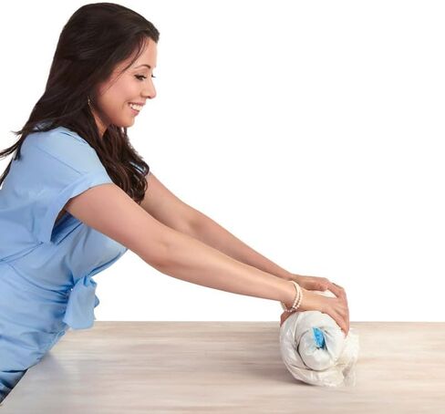 12 عبوة من مكعبات التعبئة المضغوطة للسفر من بياجي - حقائب موفرة للمساحة مقاومة للماء | خفيفة الوزن ومتينة | ضغط قابل للطي لتعبئة الملابس ومستلزمات السفر بكفاءة in Kuwait