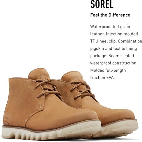 Sorel Men's Kezar Chukka WP Boot — Waterproof Leather Rain Boot in Saudi Arabia