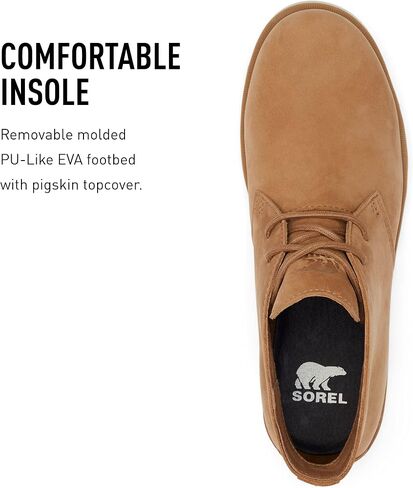 Sorel Men's Kezar Chukka WP Boot — Waterproof Leather Rain Boot in Saudi Arabia