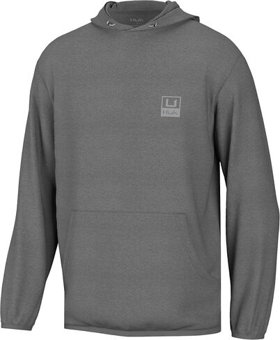 HUK Men Huk'd Fleece, Performance Fishing Hoodie in Saudi Arabia