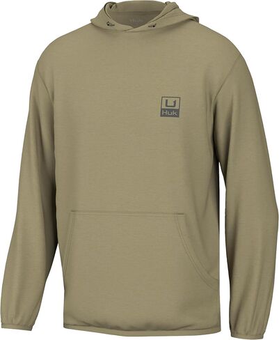 HUK Men Huk'd Fleece, Performance Fishing Hoodie in Saudi Arabia