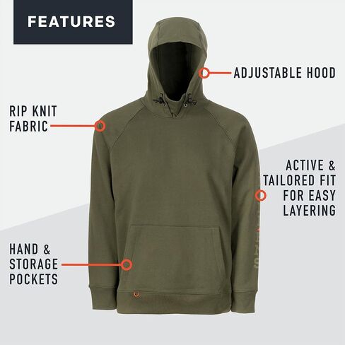 Grunden’s Men’s Dillingham Tech Sweatshirt Hoodie | Insulated in Saudi Arabia