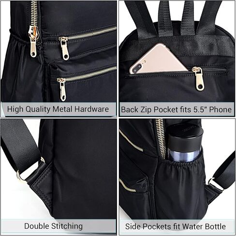 حقيبة ظهر UTO للنساء مقاومة للماء للسفر وحقيبة كتف عصرية in Kuwait