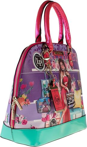 حقيبة يد La Phillipe Bowler - محفظة نسائية جريئة وأنيقة مع رسومات وفنون نابضة بالحياة in Kuwait