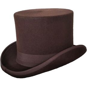 قبعة علوية من الصوف واللباد من بونتشوال جود، قبعة تنكرية طويلة بتصميم فيكتوري بطول 5 انش، هدايا للرجال لحفلات الرقص والكريسماس in Kuwait