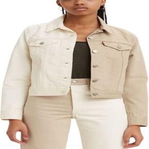 Levi's womens Original Trucker Spliced Denim Jacket in Kuwait