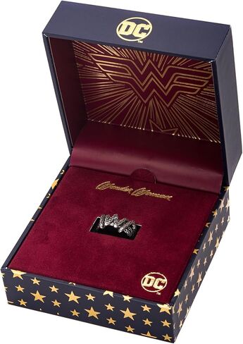 DC X RockLove Wonder Woman Lasso Ring - Silver - Size 8 in Saudi Arabia