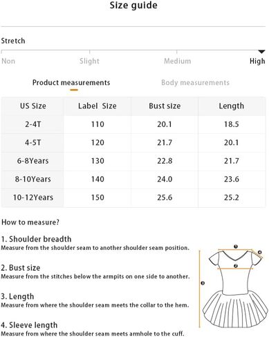 فستان باليه للفتيات من BoxMemory بدون أكمام توتو للرقص، ملابس راقصة الباليه (طفل صغير/فتاة صغيرة/فتاة كبيرة) in Kuwait