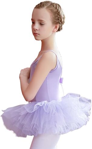 فستان باليه للفتيات من BoxMemory بدون أكمام توتو للرقص، ملابس راقصة الباليه (طفل صغير/فتاة صغيرة/فتاة كبيرة) in Kuwait
