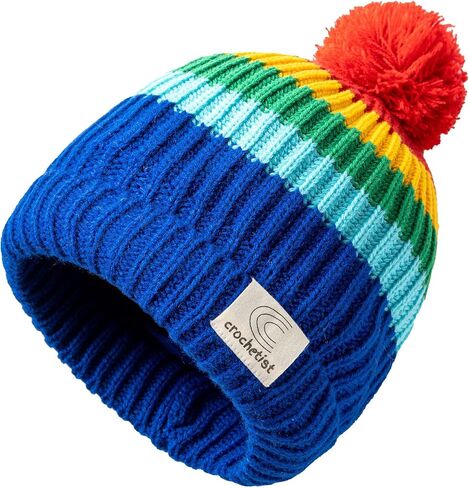 قبعات الشتاء للأطفال من الكروشيه، قبعة صغيرة للأطفال الصغار، قبعة صغيرة دافئة للفتيات والأولاد in Kuwait