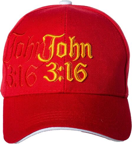 John 3:16 Hat - Religious Bible Christian Jesus Faith Religious Embroidered Cap in Saudi Arabia