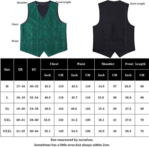 Christmas Men's Vest Tie Sets 6Pcs Suit Vest Tie and Bow Tie Pocket Square Cufflinks Lapel Pin for Men Holiday Party Gift in Kuwait
