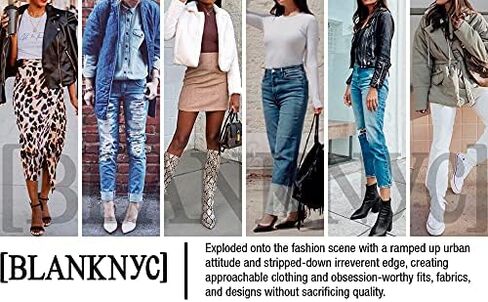 [BLANKNYC] سترة نسائية فاخرة مبطنة بكتف منسدل من Tencel in Kuwait