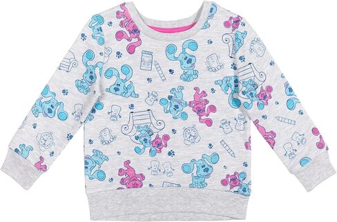 Nickelodeon Blue's Clues Girls French Terry Pullover Sweatshirt in Saudi Arabia
