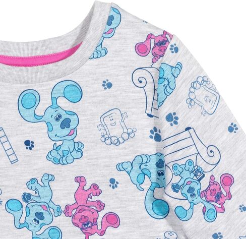 Nickelodeon Blue's Clues Girls French Terry Pullover Sweatshirt in Saudi Arabia