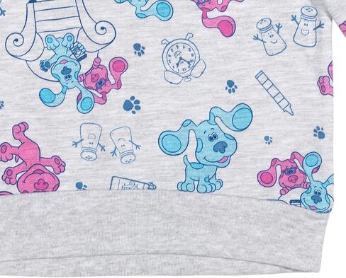 Nickelodeon Blue's Clues Girls French Terry Pullover Sweatshirt in Saudi Arabia