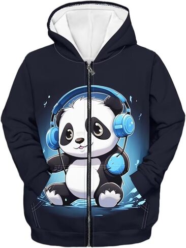 ZFRXIGN Fall Clothes for Girls Boys 6-16 Years Zip Up Hoodies Sweatshirts Hooded Pullover with Pocket in Kuwait