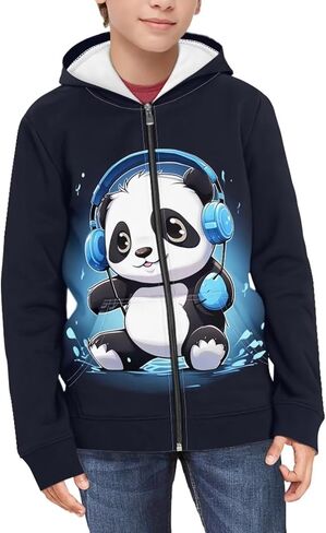 ZFRXIGN Fall Clothes for Girls Boys 6-16 Years Zip Up Hoodies Sweatshirts Hooded Pullover with Pocket in Kuwait