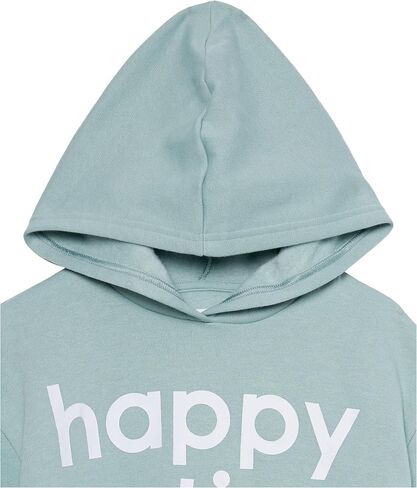 Happy Nation Girls Fleece Crop Hoodie Sweatshirt in Saudi Arabia