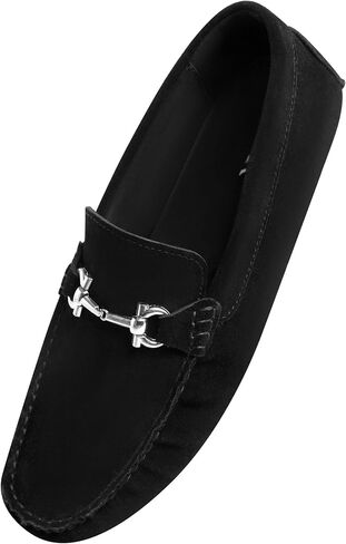 أحذية بدون كعب للرجال من GOOR مصنوعة من الجلد الطبيعي أحذية Penny Loafers كاجوال ناعمة مع بطانة ونعل داخلي من الجلد، مريحة وخفيفة الوزن ومسامية in Saudi Arabia