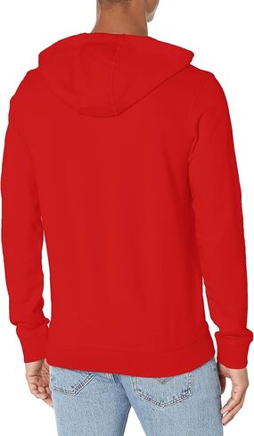 HUGO Men's Square Woven Logo Hooded Sweatshirt in Kuwait