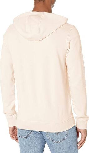 HUGO Men's Square Woven Logo Hooded Sweatshirt in Kuwait