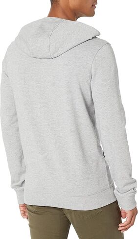 HUGO Men's Square Woven Logo Hooded Sweatshirt in Kuwait