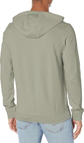 HUGO Men's Square Woven Logo Hooded Sweatshirt in Kuwait