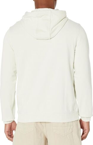 HUGO Men's Square Woven Logo Hooded Sweatshirt in Kuwait