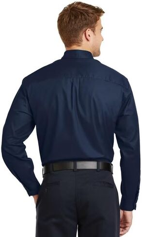Wangyue Dress Shirts for Men Slim Fit Long Sleeve Casual Button Down Shirts Formal Dress Shirts with Pockets in Kuwait