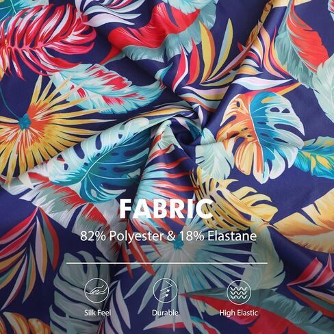 فستان سباحة مكون من قطعتين من ECUPPER للنساء طقم تانكيني لباس سباحة متواضع مزين بالزهور فستان سباحة للتحكم في البطن مع شورت للأولاد in Kuwait