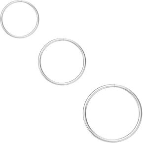 NZDLM حلقات الأنف الغضروف هوب أقراط ثقب الجسم قابل للتعديل جولة مجوهرات الفضة الاسترليني للنساء الرجال الفتيات in Kuwait