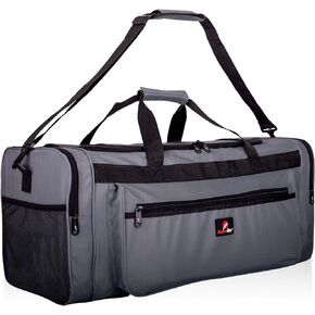 Roamlite Travel Duffel Holdalls Large Size - Weekend Or Very Big Overnight Bag - Gym Sports Kit - 26" x12x12 65 Litre RL58K (Black) in Kuwait