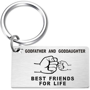 Godfather Gifts from Godchild, Godfather Proposal Gifts, Best Godfahter Keychain for Birthday Christmas