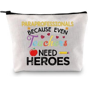 MBMSO Paraprofessional Gifts Tote Bag Teacher Paraprofessional Appreciation Gifts Paraeducator Teaching Assistant Gifts (Paraprofessional TB-black)