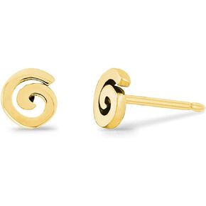 Boma Jewelry Sterling Silver Spiral Stud Earrings
