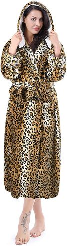 Catalonia Womens Plush Long Robe, Warm Comfy Fluffy Bathrobe, Gift for Her in Saudi Arabia
