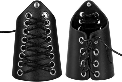 Viking Arm Bracers Leather Armor Cuffs LARP Bracers Embossed Arm Guards Nordic Talisman Amulet for Men Women Gifts One Pair in Kuwait