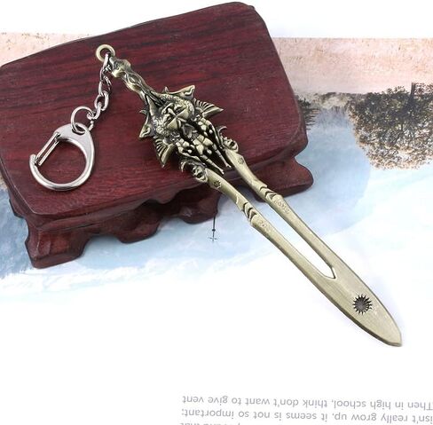 SONGCHANGJEWELRY سلاسل مفاتيح God Of War Ragnarok - شفرات كريتوس من الفوضى سلسلة مفاتيح معدنية كوسبلاي - هدايا للرجال والمراهقين in Kuwait