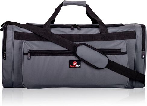 Roamlite Travel Duffel Holdalls Large Size - Weekend Or Very Big Overnight Bag - Gym Sports Kit - 26" x12x12 65 Litre RL58K (Black) in Kuwait