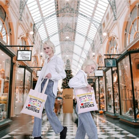 MBMSO Paraprofessional Gifts Tote Bag Teacher Paraprofessional Appreciation Gifts Paraeducator Teaching Assistant Gifts (Paraprofessional TB-black) in Kuwait