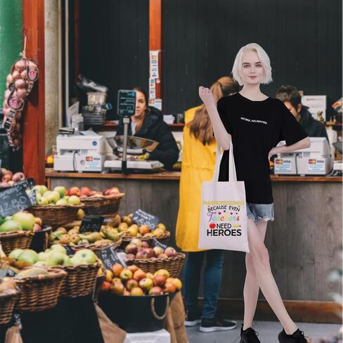 MBMSO Paraprofessional Gifts Tote Bag Teacher Paraprofessional Appreciation Gifts Paraeducator Teaching Assistant Gifts (Paraprofessional TB-black) in Kuwait