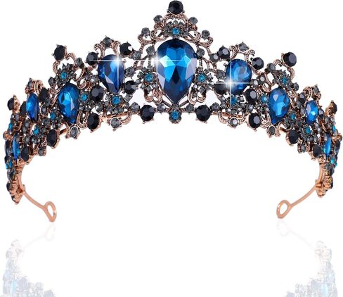 Kamirola Baroque Queen Crown,Rhinestone Wedding Bridal Crown and Tiaras Crystal Headband For Birthday Prom Pageant Party halloween Chrismas (TR05) in Kuwait