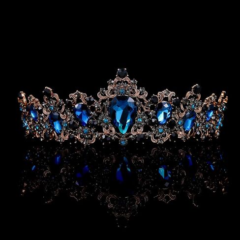 Kamirola Baroque Queen Crown,Rhinestone Wedding Bridal Crown and Tiaras Crystal Headband For Birthday Prom Pageant Party halloween Chrismas (TR05) in Kuwait