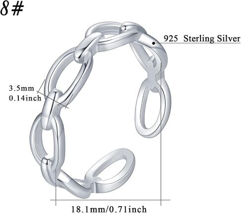 Celtic Rings for Women 925 Sterling Silver Simple Ring Adjustable Rings Open Ring Celtic Jewelry Stackable Ring Gifts for Women Girlfriend Anniversary in Saudi Arabia